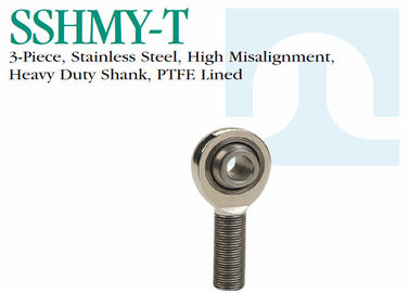 SSHMY - T de Staaf van het Precisieroestvrije staal beëindigt 3 Gevoerde Stuk Op zwaar werk berekende Steel PTFE