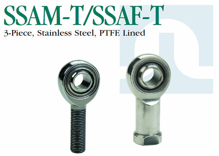 3 de Staafeinden PTFE Gevoerde SSAM - T/SSAF van het stukroestvrije staal - t-Precisie