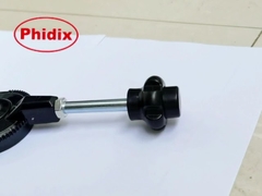 Chrome Steel Harvester Hand Control Lever 2 Holes Fixed