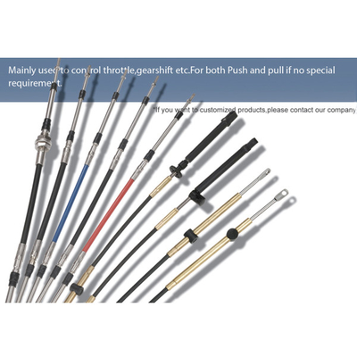Marine Engine Push Pull Control-Kabelboot die Buitenboordmotorkabel sturen
