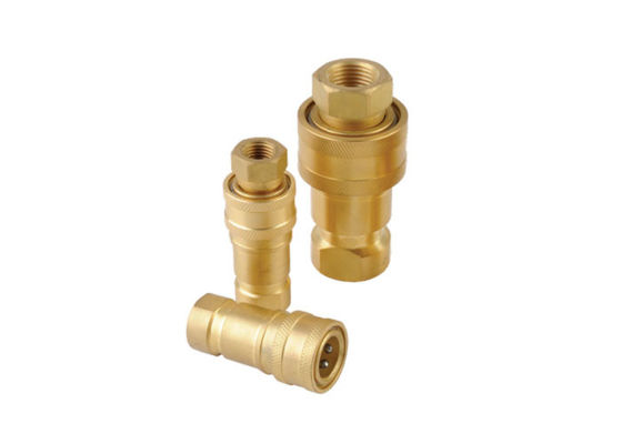 Open en dicht type Messing Hydraulische snelkoppelingen ISO7241B