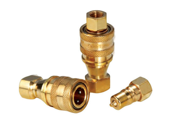 Messing KZD Pneumatische en hydraulische snelle koppeling Middeldruk