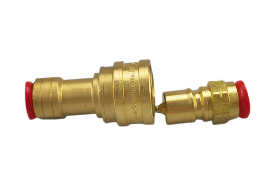CNC-bewerking 3/8 inch Messing Man Quick Connector