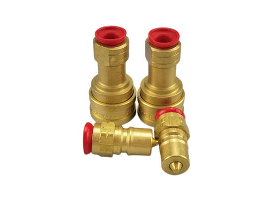 CNC-bewerking 3/8 inch Messing Man Quick Connector