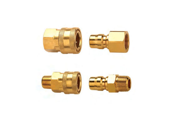 Hydraulische koppelingen van koper 1/8 Voor toepassingen zonder kleppen