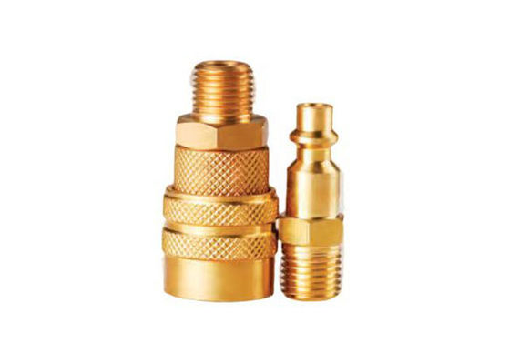 LAM Pneumatische Messing Snelle Koppeling Hoge Stroom Single Off
