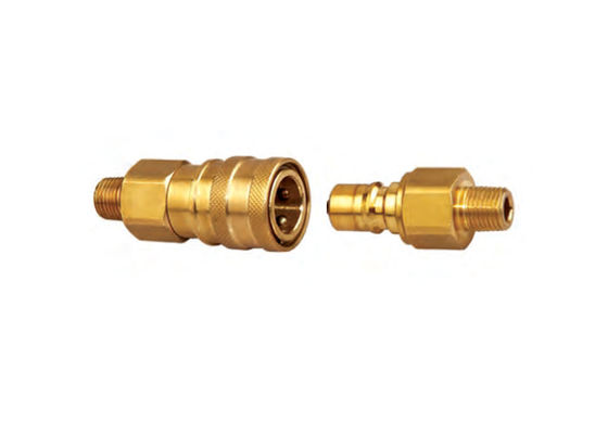 Gelast Messing Quick Connector Temperatuurbestand -20°C-120°C