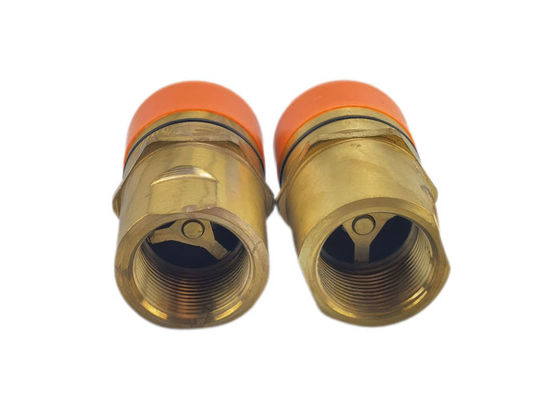 1-1/4" draadvergrendelde koperen hydraulische quickconnect-bevestigingen