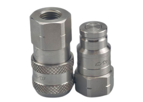 BSPP 316 Vloere hydraulische koppeling van roestvrij staal