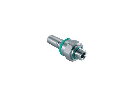 Viton Rail Industry BSPP 0,25'' Flat Face Coupler, roestvrij staal koppeling