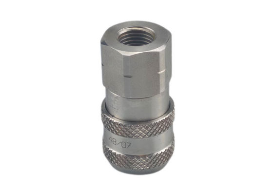 0.75 inch 316 roestvrij staal BSPP Flat Face Coupler