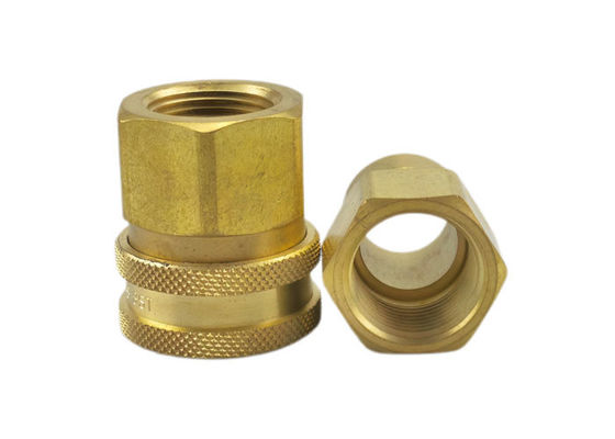 Waterleidingsysteem 1-1/2' Messing rechte koppeling