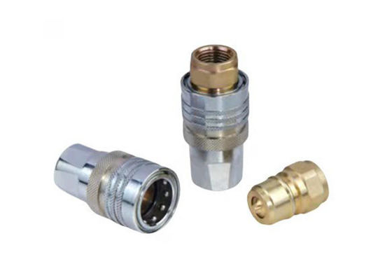 TEMA IATF16949 Stalen hydraulische snelle koppeling recht door dicht type