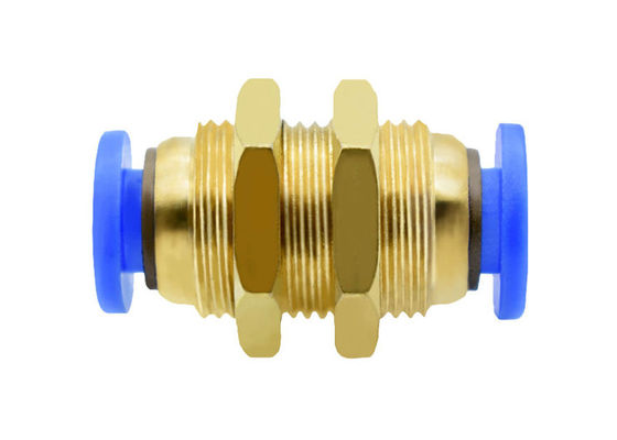 PM rechte pneumatische één aanraking afsluiting Unie Air Fitting Push Quick Connect Tube