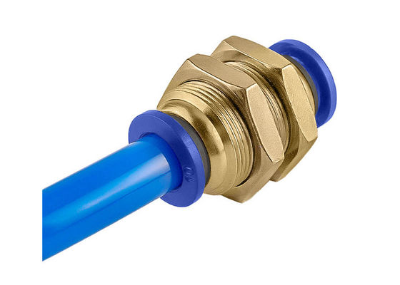 PM rechte pneumatische één aanraking afsluiting Unie Air Fitting Push Quick Connect Tube