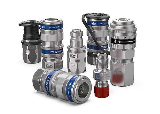 AISI 316 Hydraulische slangkoppelingen van roestvrij staal 150 MPa 6,0 L/min