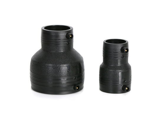 PE100 HDPE elektrofusiesweisstukken met verminderingskoppeling 200 x 110 mm