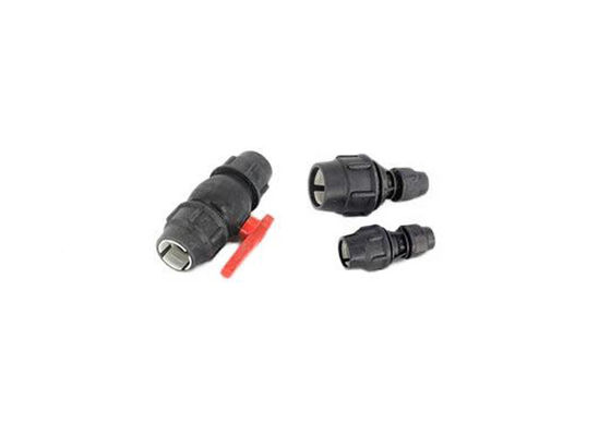 Irrigatie HDPE PP PE Compressiebevestigingen Watervoorziening
