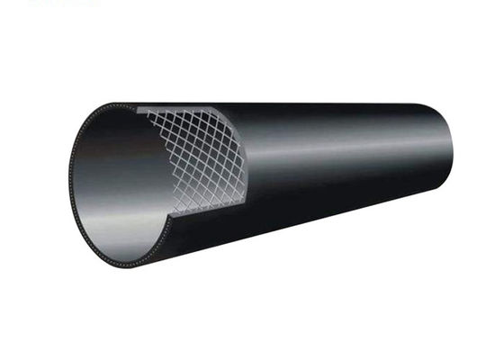 Drainagesysteem PE-compositiepijp met staaldraadmaas