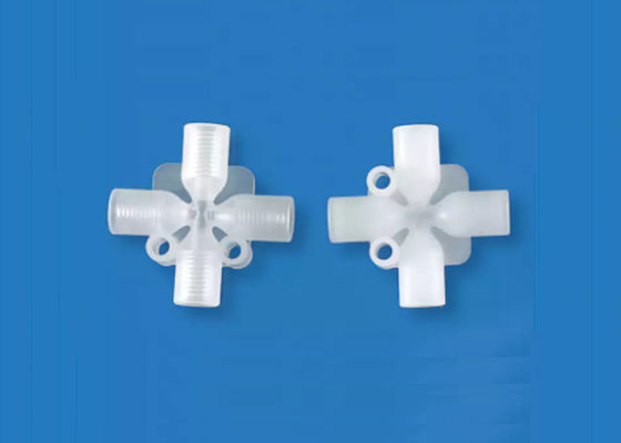1/4 - 28UNF draad T-shirt Plastic connectors Vrouwelijke draad adapter