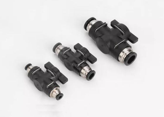 BUC-serie Plastic pneumatic handcontrole klep Air Speed Controller Fitting