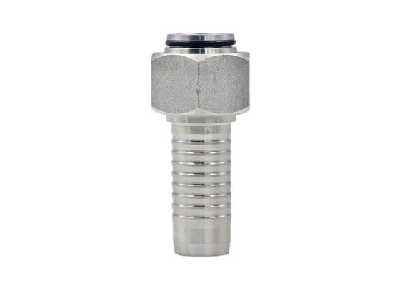 Hoogdrukmetrische vrouwelijke hydraulische adapter met 24 graden kegel O-ring