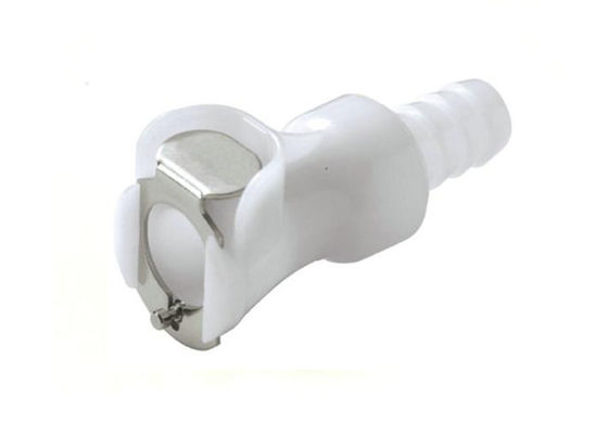 Mannelijke Acetal Vloeibare Koppelings Snelle Schakelaar 1/4“ in de Weerhaak van de Lijnslang