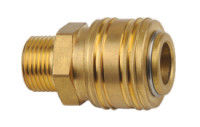 Sluittype Pneumatische snelle koppeling Messing Pneumatische snelle ontkoppeling