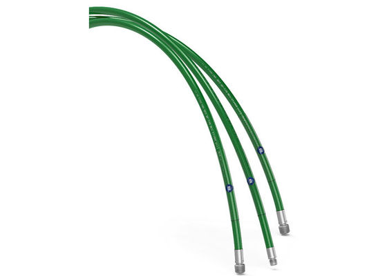 Olie raffinage 110Mpa Ultra hoge druk slang Groen Kleur ID 6.4MM