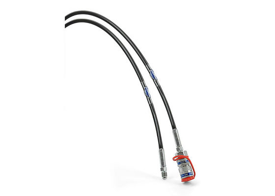 DN4 Flexibel 4 laag hoogdruk hydraulisch slang 140MPa slijtvastheid
