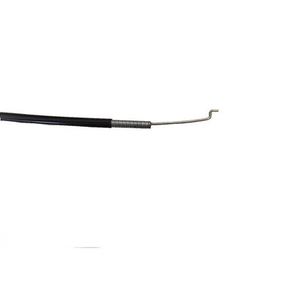 Kabelassemblage met zwart rond handvat 940 mm Lang 76 mm Reizen SS316 Draadtouw Zwarte leiding