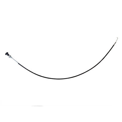 Kabelassemblage met zwart rond handvat 940 mm Lang 76 mm Reizen SS316 Draadtouw Zwarte leiding