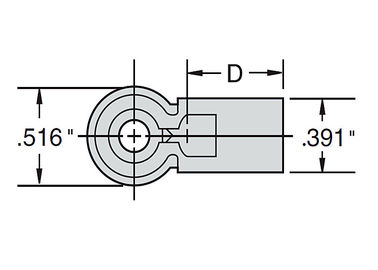P-serie Kleine kogelverbinding, hard plastic lichaam Stalen kogelverbinding Voor landbouw