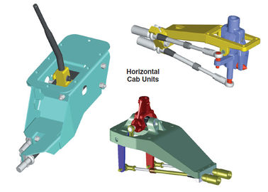 MTS Systems Industrial Manual Stick Shift Horizontale cabine-eenheden Type ISO 9001 goedgekeurd