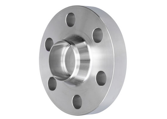 Buttwelding flens 2 Een hals-buttwelding flens heeft een kegelvormige hals gelast aan een buis of cilinder