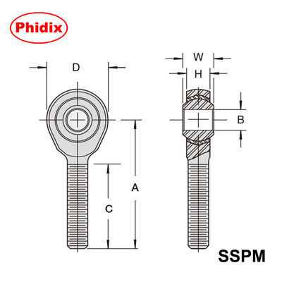 Roestvrijstalen stangkoppen voor de scheepvaart