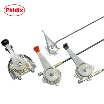 Compact handdrosselbesturingshoofd 5:1 Mechanische voordelen instelbare stopplaten en kabelinvoer OEM-compatibel