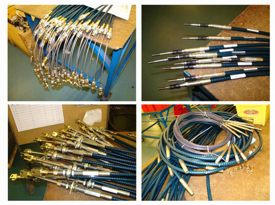 Nylon Buitenste omhulsel Custom Control Cable Cable Diameter 2 MM tot 10 MM Aanpasbare industriële automatisering bedrading toepassingen