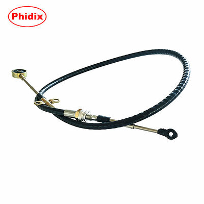 Heavy-Duty Push-Pull Gear Shift Control Cable With Threaded Bulkhead & Rod End