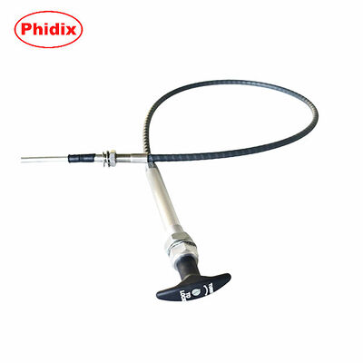 Twist Lock Push Pull Control Cable met precisievergrendeling en tweerichtings push-pull lineaire besturing voor extreme temperatuurweerstand