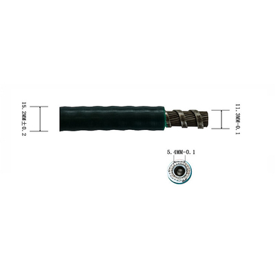 Verscheidene keuzes PE/PU/PVC behuizing Flexible push-pull kabel Buitenste behuizing Anti-hoge en lage temperatuur