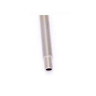 M12x1 stalen draadbuis 155 mm lang zinkgeplatte gegalvaniseerd