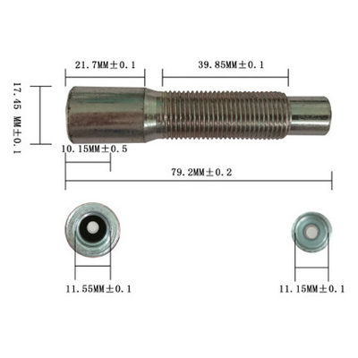High Precision Cable End Fittings LD Gedrukt Leidingkap 5/8 -18 UNF-2A